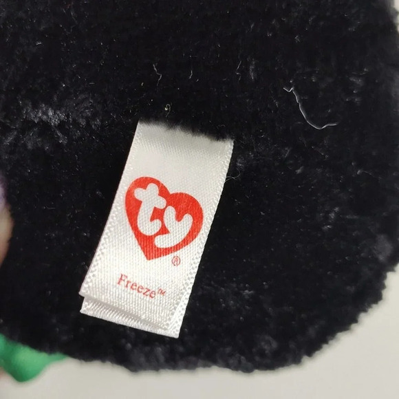 Ty Beanie Boos Freeze Penguin Plush Black White Stuffed Animal 2015 Hang Tag - Picture 7 of 9